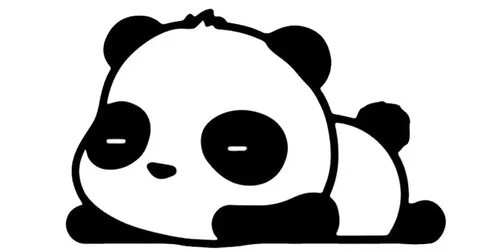 Cute Panda 2d wall art da Nanotech76 Scarica il modello STL gratuito PrusaPrinte