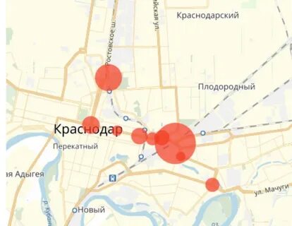 Карта краснодар плодородный