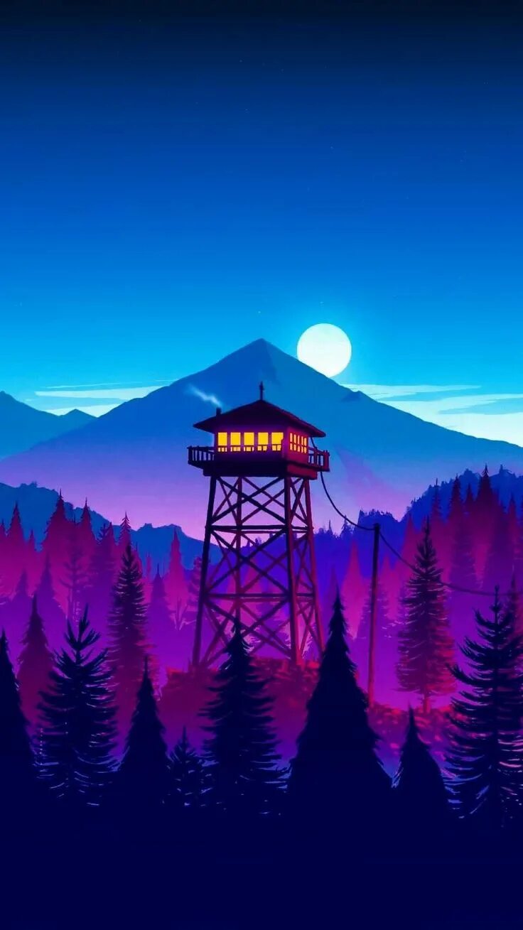 Firewatch вышка. Firewatch tower. Обои с лесом и вышкой. Firewatch tower. Пожарные вышки в лесу сша.