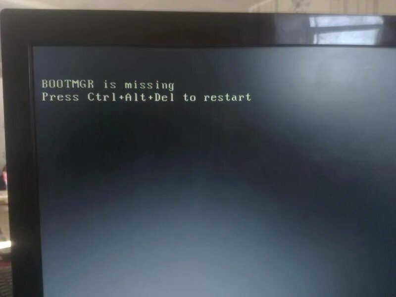 Ctrl error. Ошибка bootmgr. черный экран bootmgr is missing. bootmgr is missing press ctrl+alt+del. bootmgr is missing press ctrl+alt+del to restart.