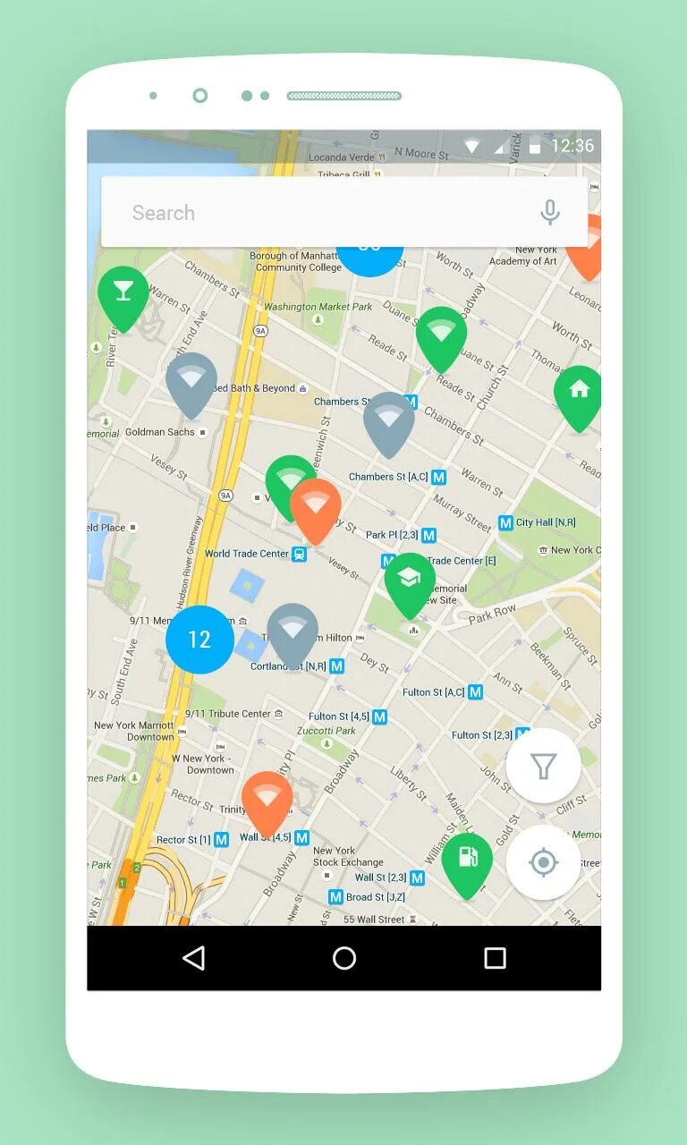 Карта wifi android