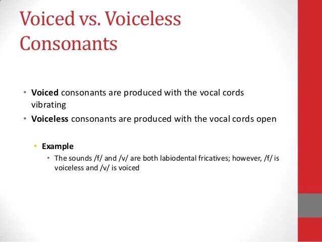 Voice is a feature. Voiced and voiceless consonants. voiced and voiceless consonants in english. voiced consonants are. voicing of consonants.