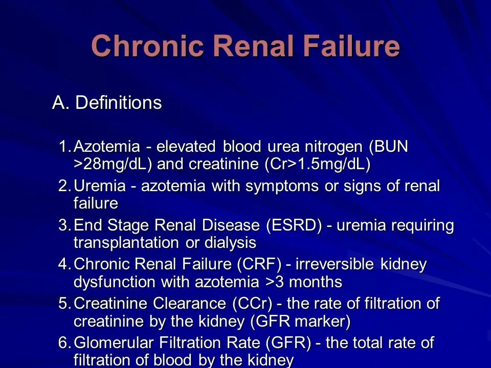 Сообщение failure. Chronic renal failure. the renal clearance. chronic renal failure stages. failure definition.
