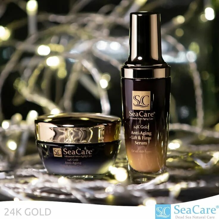 Gold anti. SEACARE 24k Gold Anti-Aging Lift. SEACARE 24k Gold.. Антивозрастная сыворотка SEACARE. 24 К Gold Anti-Aging Lift & firm Serum.