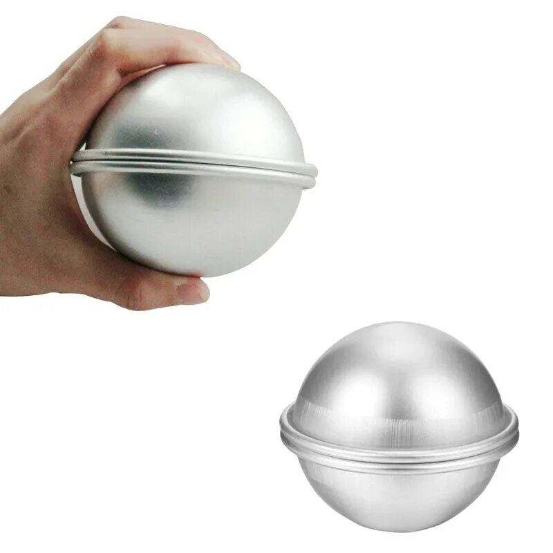 Алюминиевый шар. Формы для бомбочек. Шар из алюминия. Формочки для бомб.