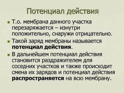 Потенциальное воздействие