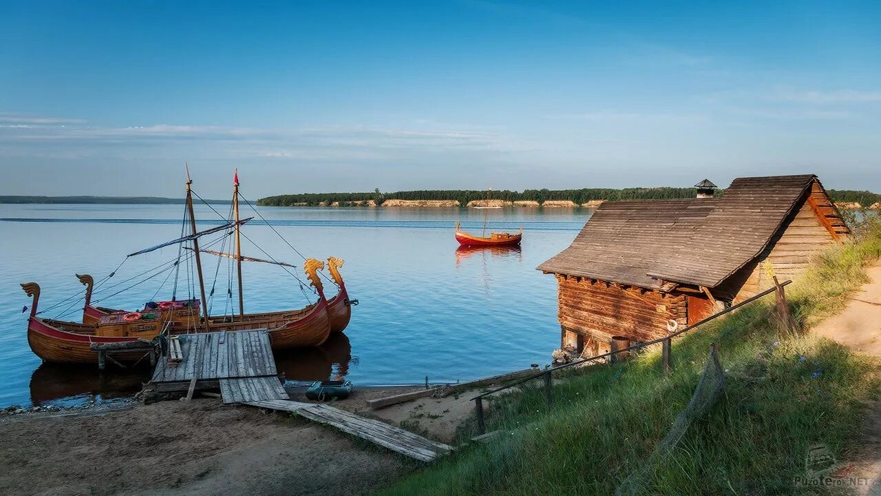 Река ладью. Богатырская Слобода Самарская область. Богатырская Слобода Тольятти. Богатырская Слобода село Жигули.