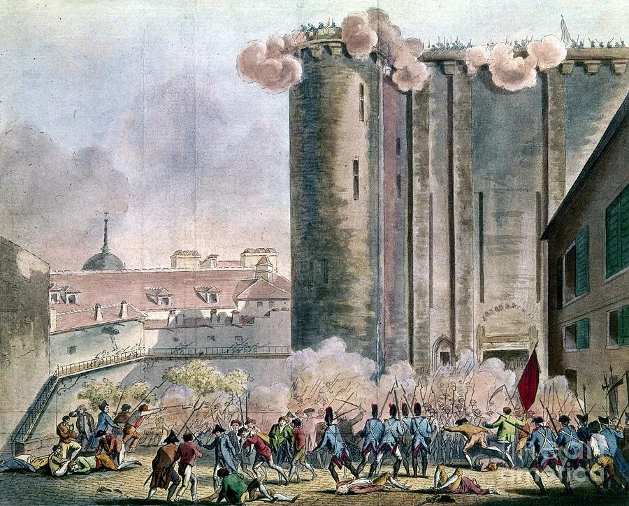 Падение бастилии год. Французская революция взятие бастилии 1789. штурм бастилии картина. взятие бастилии 1814. «штурм бастилии». литография..