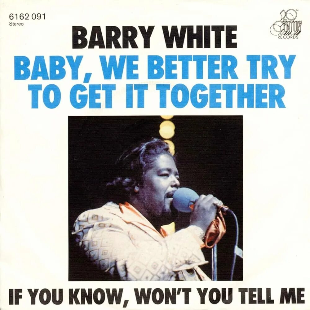 Барри Уайт , 1973 диск. Barry White - Baby we better try to get it together обложка. White Baby исполнитель. White Baby музыкант. Try to be better again