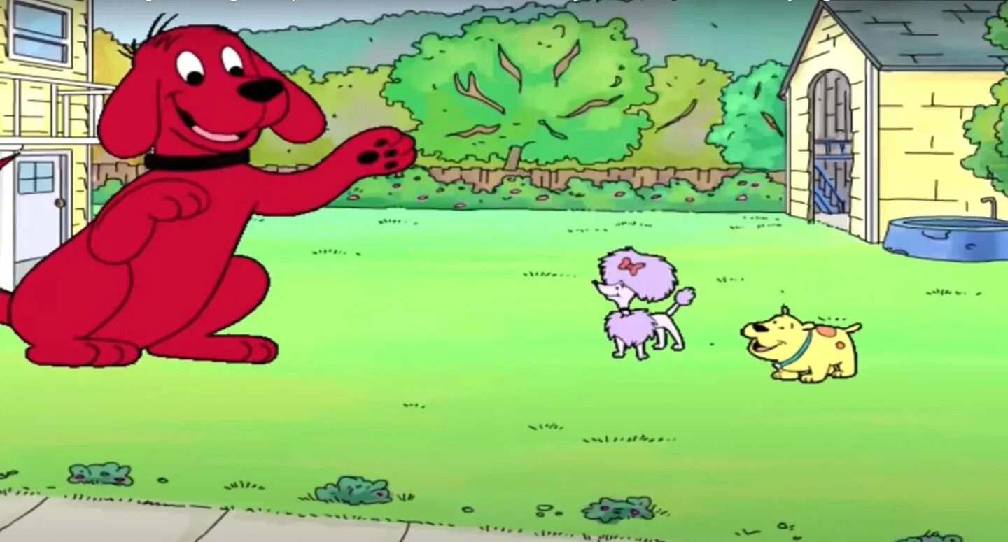 Большой красный клиффорд. Красный пёс Клиффорд. Красный пёс Клиффорд игра. Красная собака.