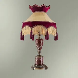 Настольная лампа с абажуром недорогая