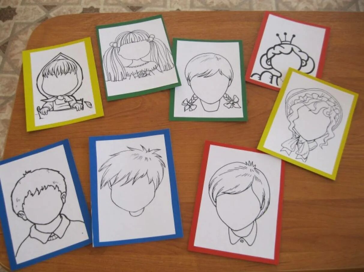Игры по изо для дошкольников. Рисование портрета для дошкольников. Рисование портрет средняя группа. Дидактический материал по рисованию для дошкольников.
