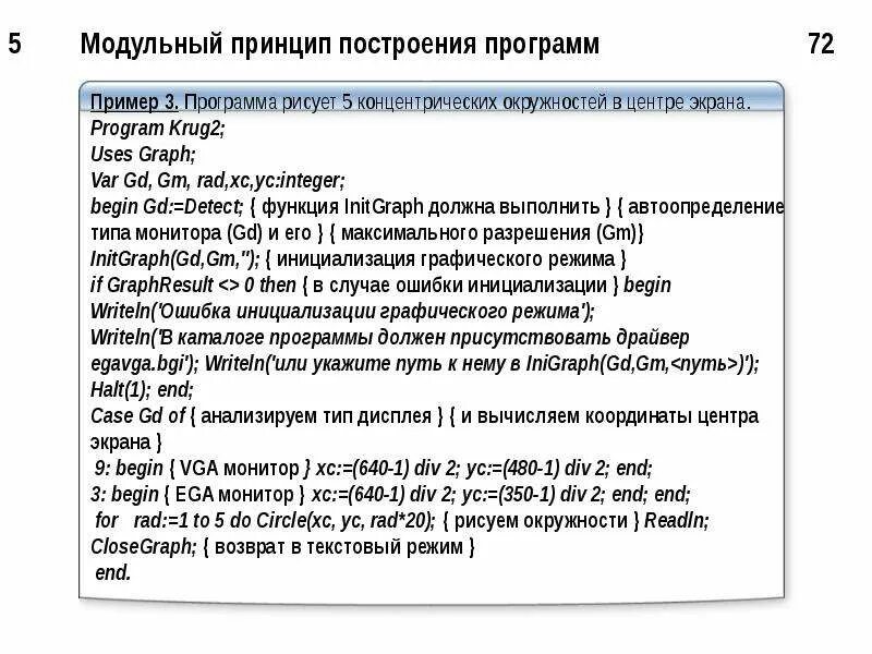 Модульный принцип программы. Принцип модульности примеры. концентрический принцип построения программы. блочный принцип программ. 12 принципов построения программ.