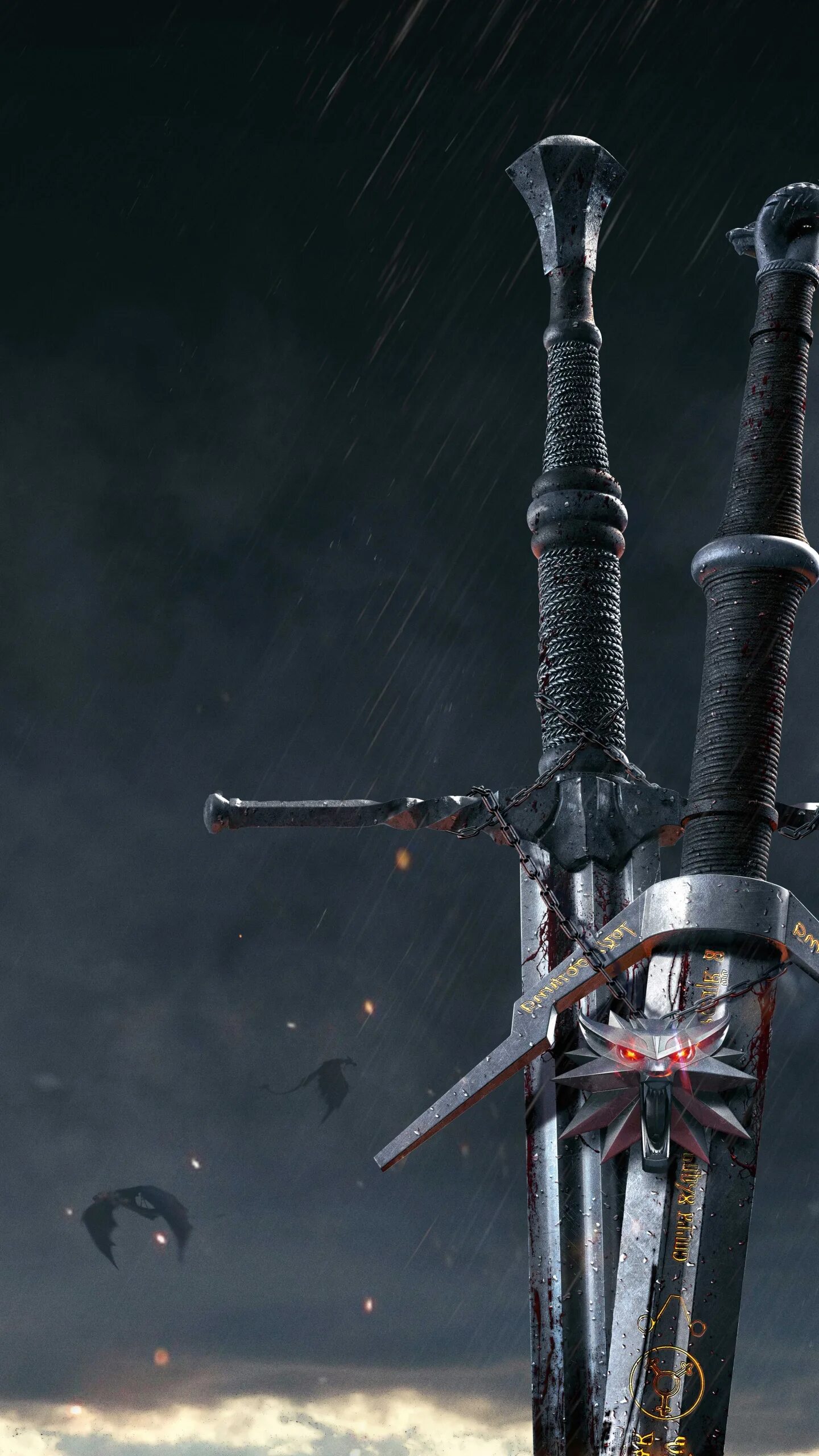 Катана зибраш. Готический крест. Заставки на телефон мечи. Skyrim меч андурил. Elucidator dark repulser.