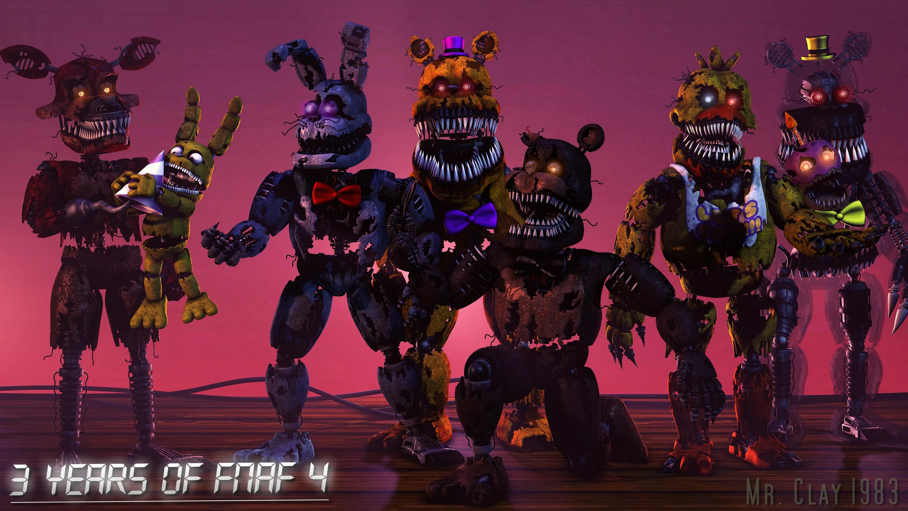 Игра five nights at freddys 4