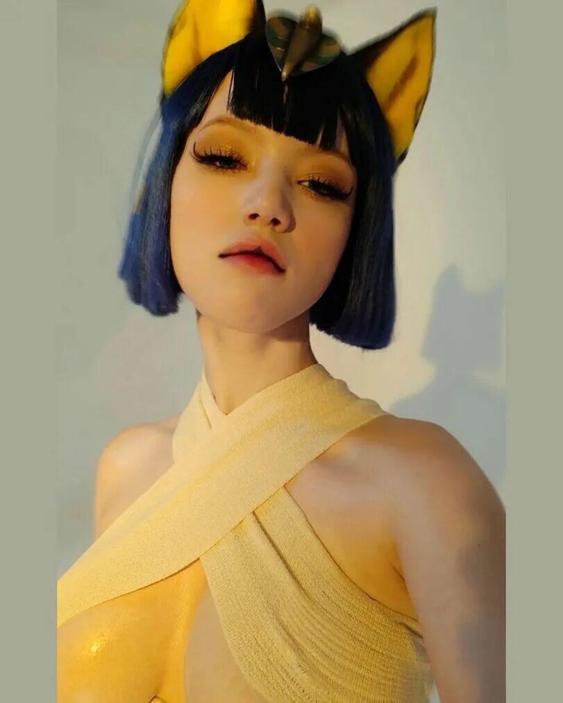 Свите fox. Fox Cosplay Ankha. Свити Фокс Ankha. Sweetie Fox косплей Ankha.