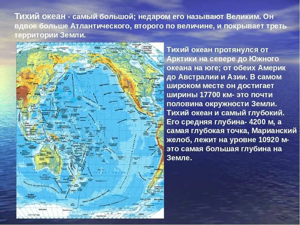 Длина тихого океана. Тихий океан географическое положение. Северная часть Тихого океана. Тихий океан самый большой недаром его называют великим. Особенности географического положения Тихого океана.