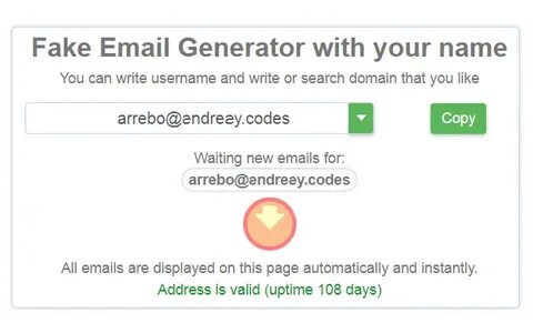 Fake details generator
