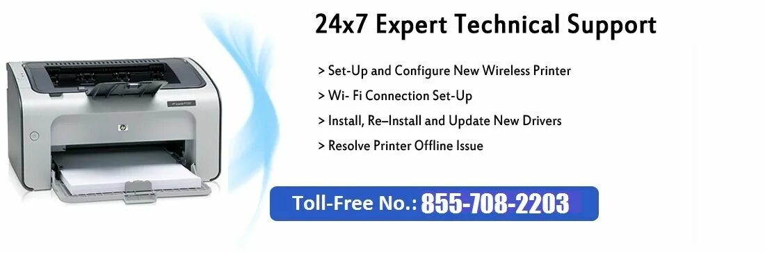 Father has just connected a new printer. Father has just connected a new printer