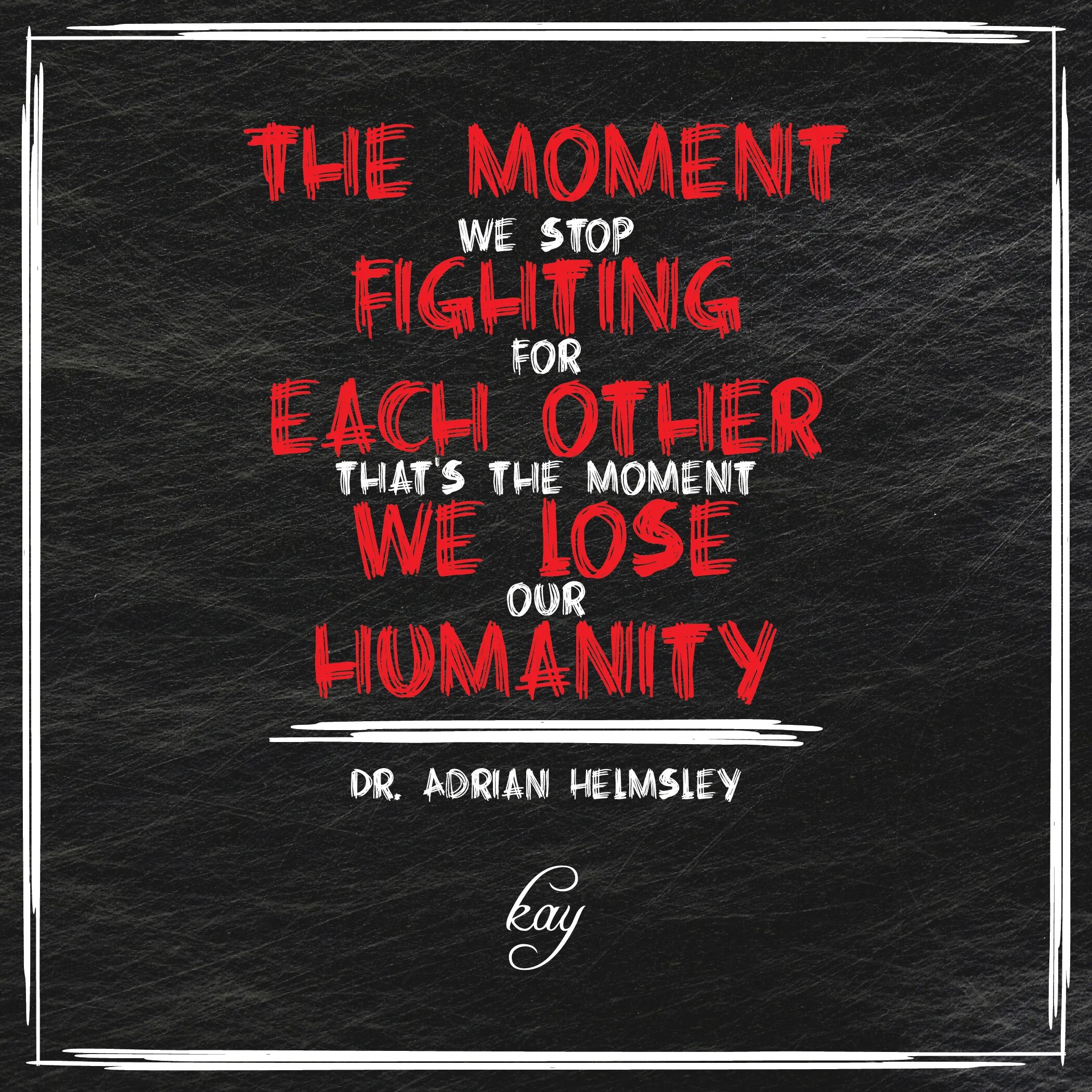 Stop fight