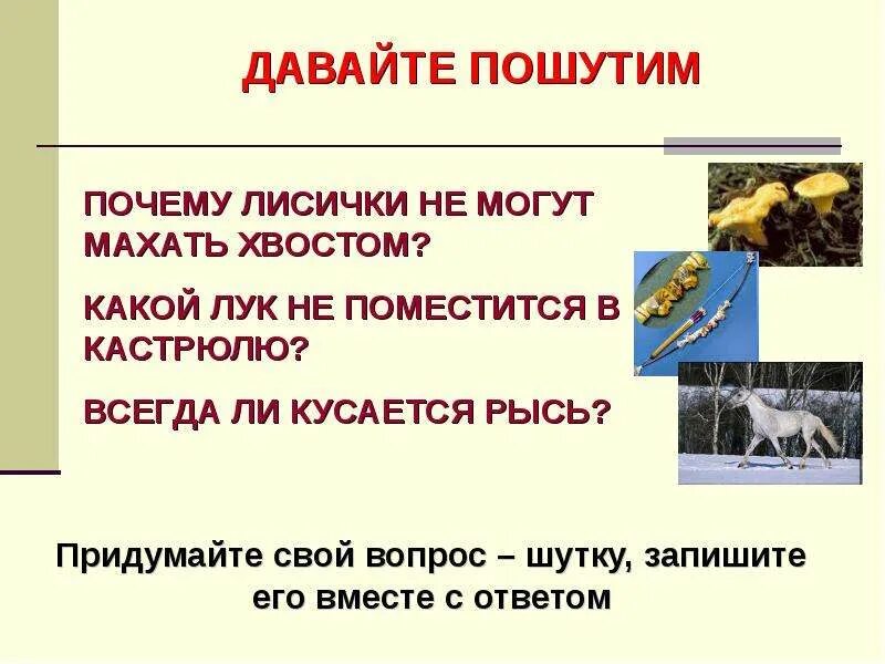 Почему лиса почему а