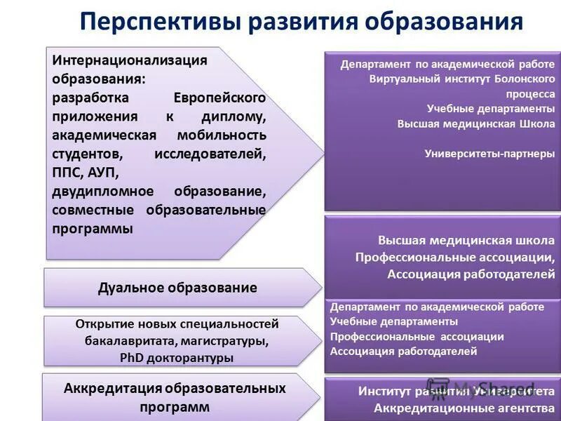 Проблемы высшего профессионального образования. Перспективы развития образования. Перспективы развития содержания общего образования. Перспективы современного образования. Перспективы развития системы образования в Российской Федерации.