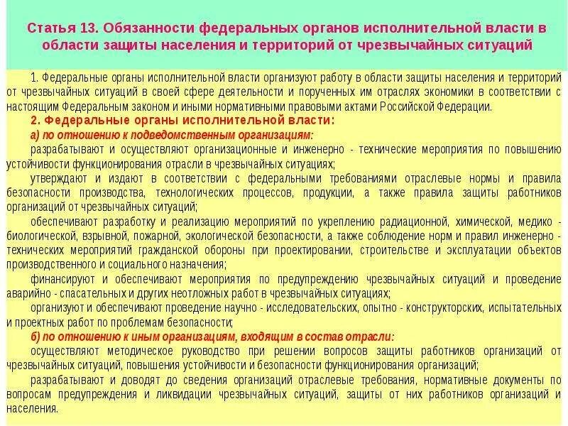 Федеральные органы исполнительной власти обязанности. Обязанности органов исполнительной власти. Обязанности федеральных органов власти. Государственные органы обеспечивают защиту населения от ЧС.