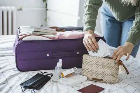 Packing suitcase