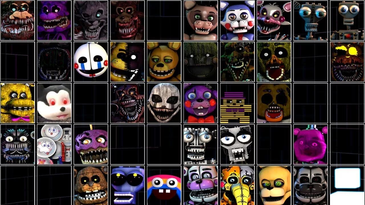 Ultimate custom night аниматроники. ФНАФ ультимейт Custom Night. FNAF 7 Ultimate Custom Night. ФНАФ 7 ультимейт кастом Найт.