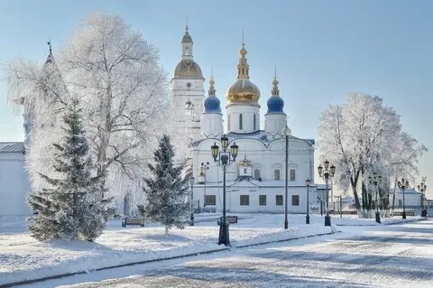 Соборы зимой