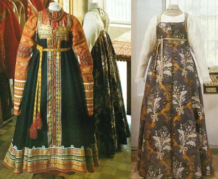 Старинная женская распашная одежда. Женская душегрея 17 века. Старинная женская распашная одежда. Косоклинный сарафан московской губернии. Уральский косоклинный сарафан.