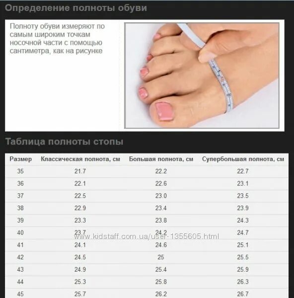 Как определить полнота обуви таблица. Полнота обуви таблица с3. полнота ноги таблица для женщин f.
