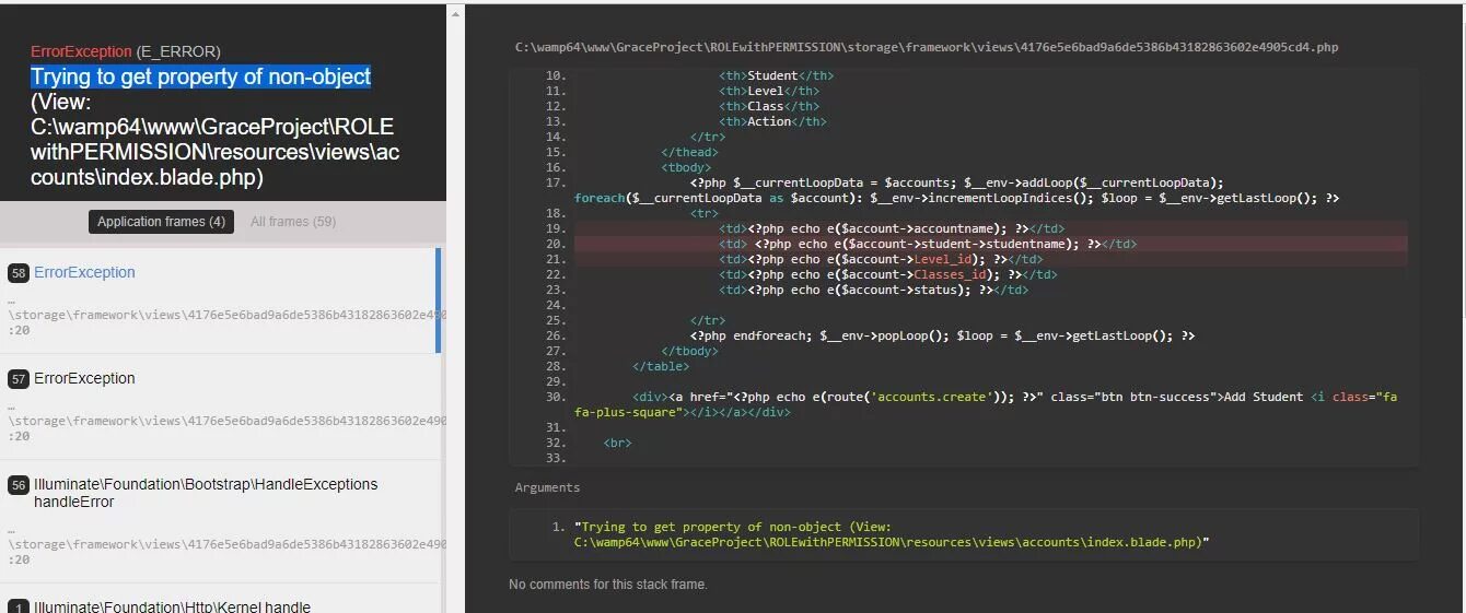 Trying to access array Offset on value of Type null. Laravel валидация. Laravel отладка. Laravel file Manager. Param page