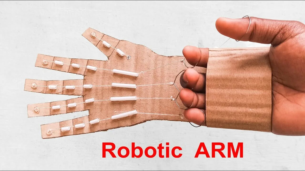 Make arm. Simple robot arm make cardboard. simple robot arm make. how to make a robot.