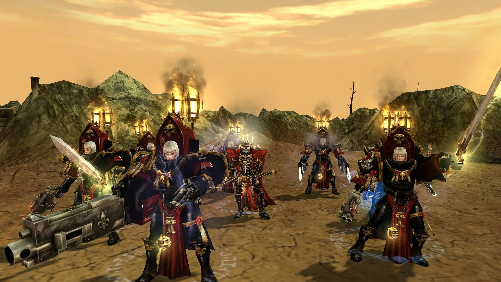 Warhammer unification mod. Warhammer 40000 Soulstorm ор ЕС ка. Сестры битвы.