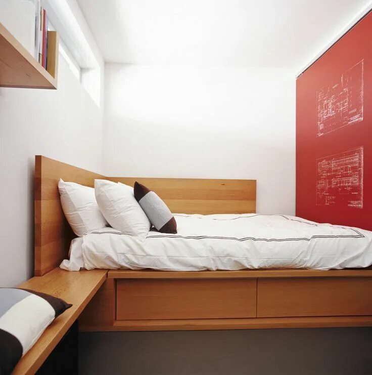 Полки на стену над кроватью: 10 лучших фото (идей) Small bedroom decor, Small ap