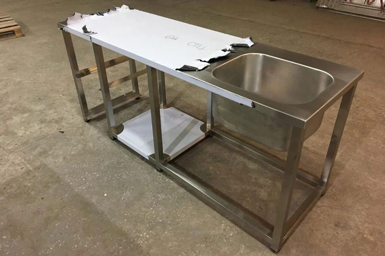 Производство из нержавейки. Производство из нержавейки. Пищевая запорная арматура нержавеющая niob. Производство из нержавейки. Столешница с раковиной из нержавейки 2140*760*910.