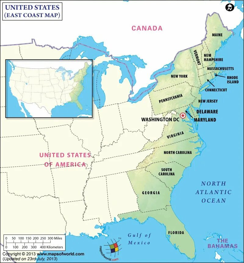 The map of eastern usa. East states usa. Карта штатов восточного побережья сша. Миссисипи на контурной карте. States of usa with time zones.