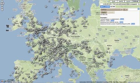 Сколько самолетов сейчас в небе в мире