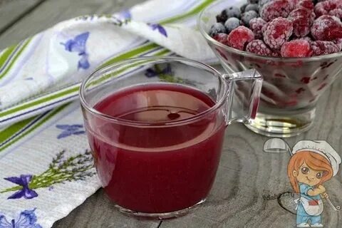 Кисель из ягод смородины