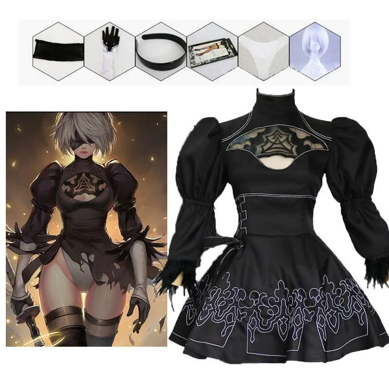 Nier automata a2 костюмы. 2b nier automata cosplay. Наряд йорхи 2b. Nier automata платье. 2b nier костюм белый.