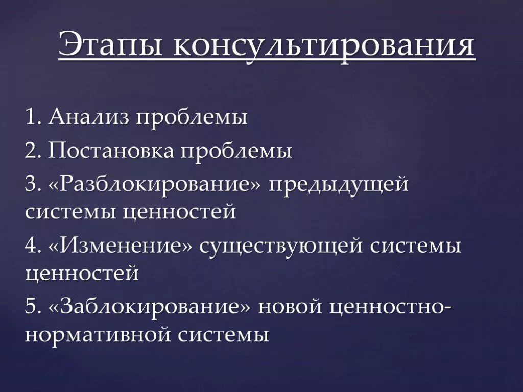 Каких этапах консультирования. Стадии консультирования. Этапы консультирования юристом. Консультативная стадия в системе. Ценностное консультирование.