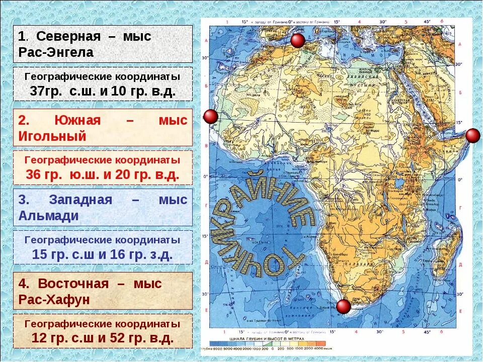 Градус севера африки