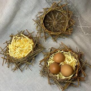 Декоративные гнезда своими руками