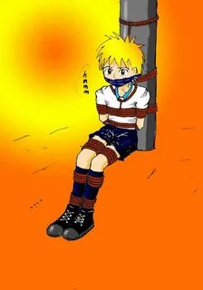 Tied boy