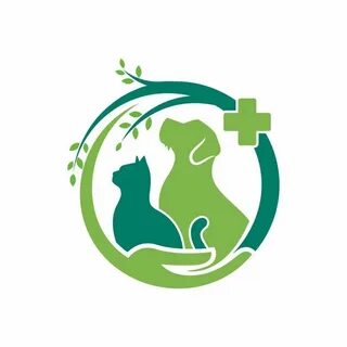 Cat dog green