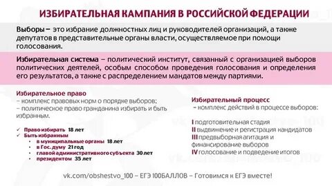 Избирательная кампания функции