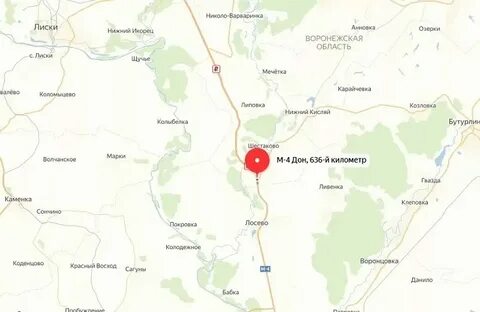 Г лиски воронежская область карта