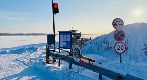 Ледовая переправа сменцево