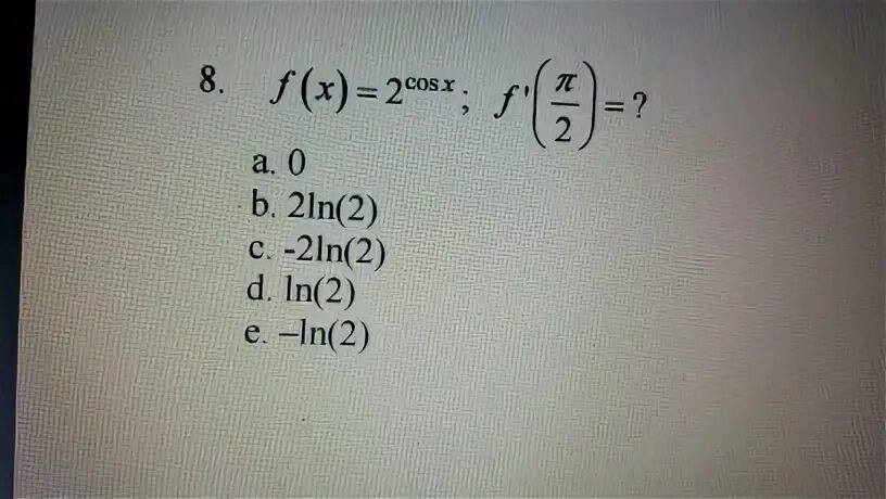 Ln2. Ln(2)*Ln(2). 2ln(2)+2. Ln2-ln1.